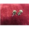 Image 2 : 1940s Sterling Silver Pearl Stud Earrings