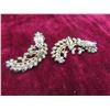 Image 2 : Vintage Sherman Rhinestone Earrings 