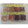 Image 2 : New 144 Packages Wood Craft  Beads 