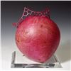 Image 2 : Malcolm Zander | Violet-red Bigleaf Maple Burl Heartform, 2025