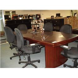 Mahogany Executive 8-ft Boardroom Table