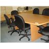 Image 1 : Oak 8-ft Contemporary 8-ft Boardroom Table