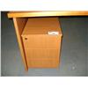Image 1 : Oak 2 Drawer Mobile Pedestal