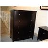 Image 1 : Walnut Chest Of 5 Drawers