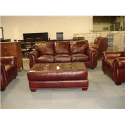 Burgundy Leathe 4 Pcs Set,