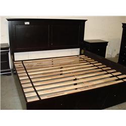 Walnut King Bed Frame