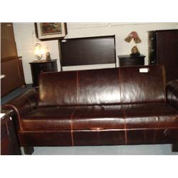 Brown Leather Sofa Bed