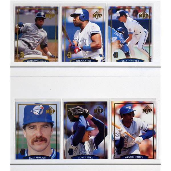 Baseball Cards - 1992 McDonald's MVP Blue Jays Gold Series
