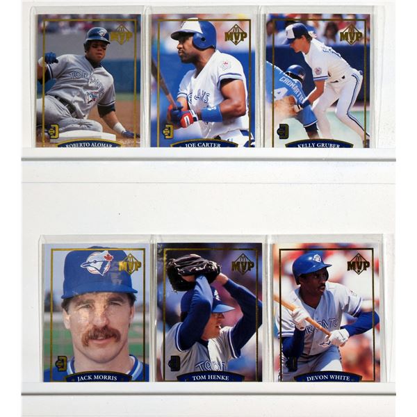 Baseball Cards - 1992 McDonald's MVP Blue Jays Gold Series