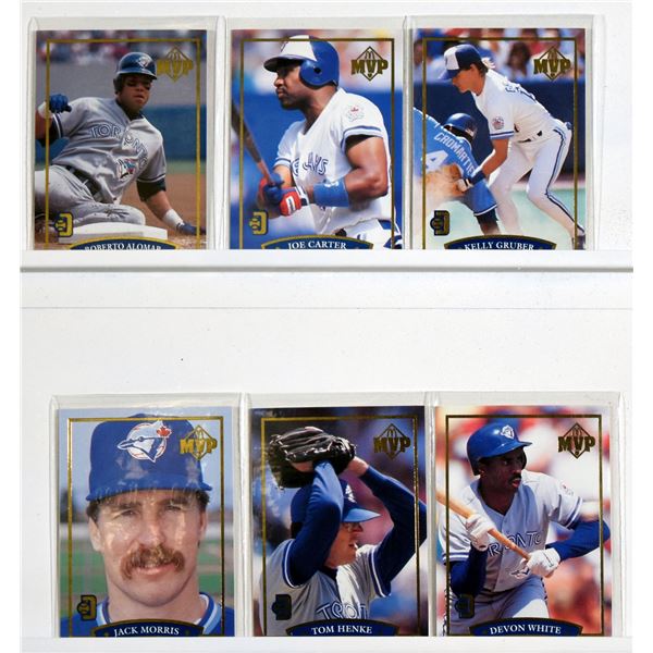 Baseball Cards - 1992 McDonald's MVP Blue Jays Gold Series
