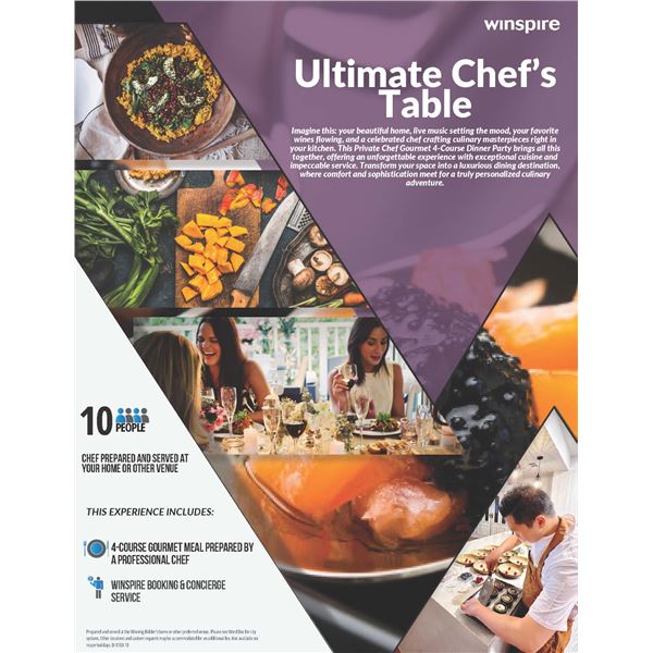 Ultimate Chef's Table
