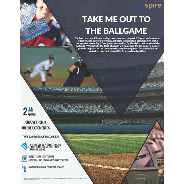 Take Me Out to the Ballgame