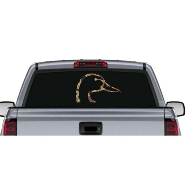 Large Old School Camo Decal