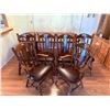 Image 16 : DINING TABLE - WALTER OF WABASH - TWO CAPTAIN’S CHAIRS AND FOUR DINING CHAIRS