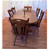 Image 27 : DINING TABLE - WALTER OF WABASH - TWO CAPTAIN’S CHAIRS AND FOUR DINING CHAIRS