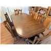 Image 5 : DINING TABLE - WALTER OF WABASH - TWO CAPTAIN’S CHAIRS AND FOUR DINING CHAIRS