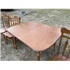 Image 6 : DINING TABLE WITH FOUR CHAIRS AND TWO LEAVES
