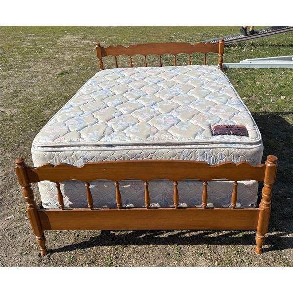 FULL MATTRESS, BOX SPRING, AND FRAME