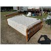 Image 4 : FULL MATTRESS, BOX SPRING, AND FRAME