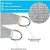 Image 6 : 1 Vaslon Sun Shade Sail (10FT x 13FT) Rectangle UV Blocking Canopy for Patio/Backyard (Grey) - New