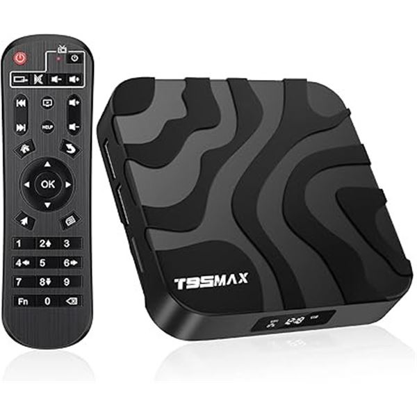 1 Android 12.0 T95MAX TV Box; 2GB RAM 16GB ROM; Dual Wifi 6K Ultra HD Android TV Box - Brand New