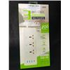 Image 2 : 1 Universal Outlet Power Strip Bar w/ 4 USB-Ports (3 USB-A & 1 Type-C), 10FT Cord; 2500W - New