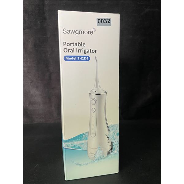 1 Portable Oral Irrigator/Cordless Water Flosser for Cleaning Teeth (Model: TH2D4) - Brand New