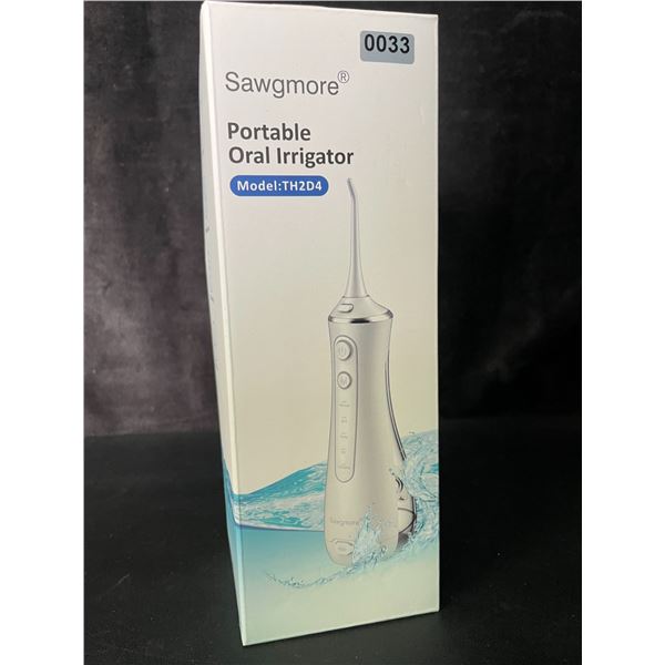 1 Portable Oral Irrigator/Cordless Water Flosser for Cleaning Teeth (Model: TH2D4) - Brand New