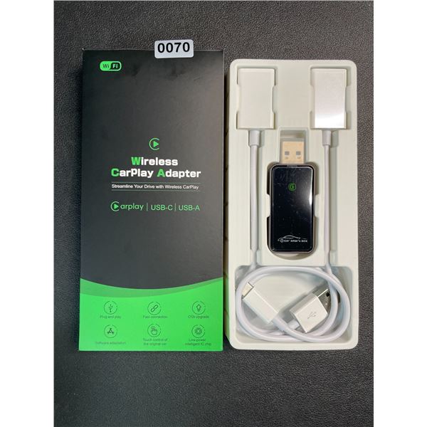1 Wireless CarPlay Adapter - Plug & Play Design; Converts Wired to Wireless CarPlay - Brand New