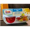 Image 2 : 1 Case of Dole Fruit Cups; Mixed Fruit in Cherry Gel - 6 x 4-Packs Included - BB: JN 18/2025 - New