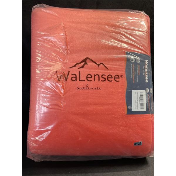 1 WaLensee Memory Foam Coral Pink Bath Mat - Large 24" x 42" Size - Brand New