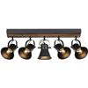 Image 1 : Sebleen 5-Light Track Lighting Kit/Black Kitchen Track Lighting Fixture - New in Box!