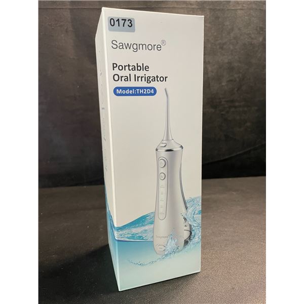 1 Portable Oral Irrigator/Cordless Water Flosser for Cleaning Teeth (Model: TH2D4) - Brand New