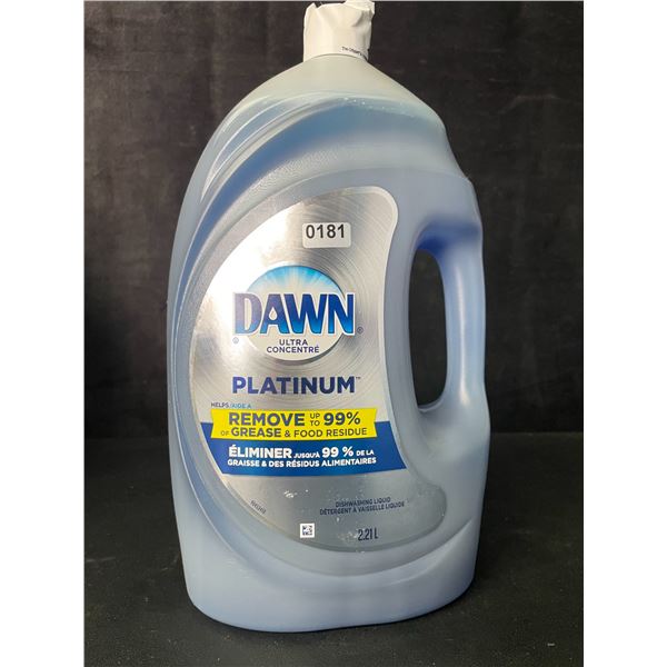 1 Jug of Dawn Ultra Platinum Dishwashing Liquid - 2.21L - New