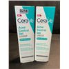 Image 1 : 2 CeraVe Acne Control Gels/Acne Treatments - Clears Acne & Prevents New Breakouts - 40ml - New