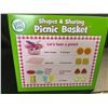 Image 2 : 1 Leap Frog Shapes & Sharing Picnic Basket Toy Play Set - For Ages 6+ Months - Brand New