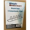 Image 4 : 1 Simple Houseware 5-Compartment Bicycle Rack (Large 70inch Size) - New in Box (Assembly Req'd)