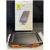 Image 2 : 1 Solar Power Bank/High-Capacity Portable Charger (42800mAh) w/ Built-In Flashlight - NEW