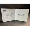 Image 1 : 2 Pairs of TWS Airpod-Style Wireless Earbuds with Charging Cases - White - New
