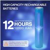 Image 8 : 1 High-Power Tactical Rechargeable LED Flashlight; Ultra-Bright (90,000 Lumens) Waterproof - NEW