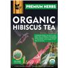 Image 1 : 3 Bags of Premium Herbs Organic Hibiscus Herbal Tea - 120 Tea Bags Each - New (Exp: 02/2026)