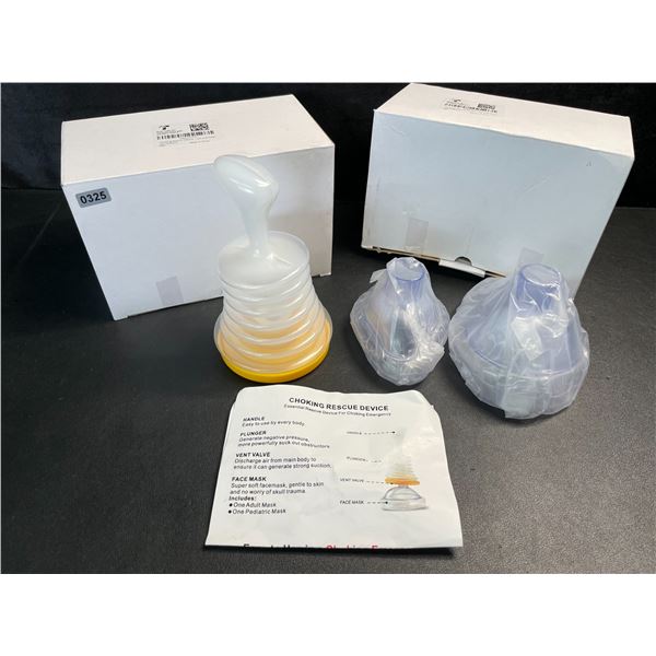 2 Essential Emergency Rescue Choking Devices - Brand New