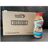 Image 2 : 1 Case of Premier Protein Cafe Latte High Protein Shakes (12 x 340ml Shakes) - BB: AUG 22/2025