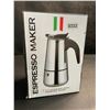 Image 1 : 1 Stainless Steel Espresso Maker; 2-Cup Capacity - New