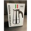 Image 1 : 1 Stainless Steel Espresso Maker; 2-Cup Capacity - New