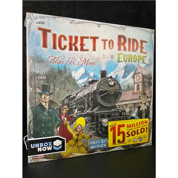 1 Ticket to Ride: Europe - A Family Board Game by Days of Wonder (2-5 Players) - New Sealed!