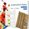 Image 1 : 1 Sublimation Paper Crafting Set w/ 100 Sheets, T-Shirt Rulers, & Sublimation Tape - New