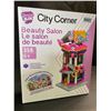 Image 1 : 1 DragonBlock City Corner Beauty Salon Lego-Style Toy Building Set (358pcs) - New