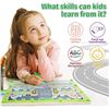 Image 5 : 1 Magnetic Montessori-Style Alphabet Car Maze Toy/Activity Board for Toddlers - New