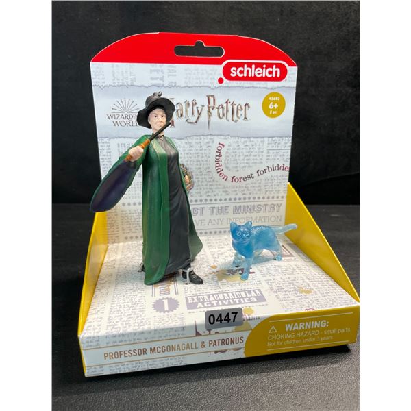1 Schleich Harry Potter Profesor Mongeling & Patronus Toy - New